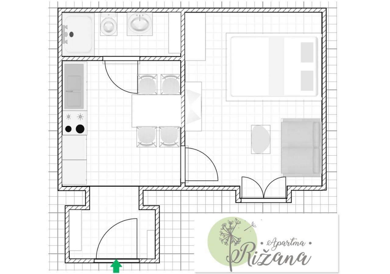 Apartma Rizana Dekani Bagian luar foto